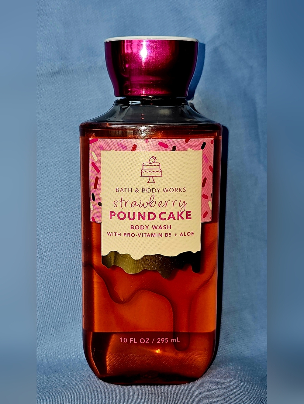 NEW Bath & Body Works Strawberry Pound Cake Shower Gel Body Wash Shortcake 10oz